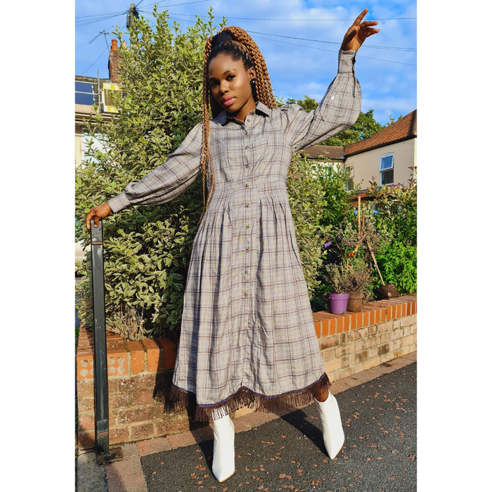 Pure Cotton Maxi Shirt Dress