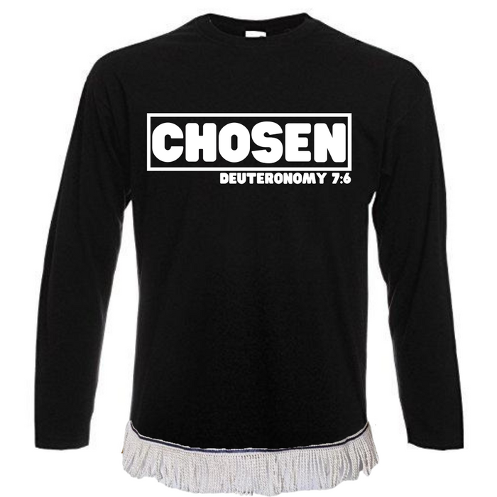 Chosen Long Sleeve Fringed T-Shirt