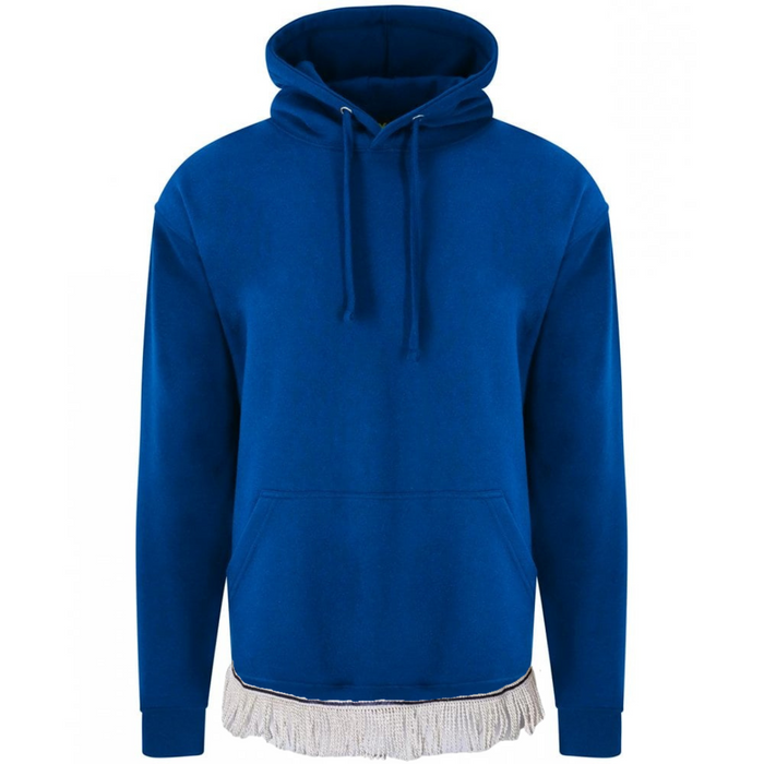 Men's Poly/Cotton Hoodie with Fringes