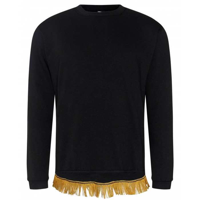 Men's Poly/Cotton Sweatshirt with Fringes