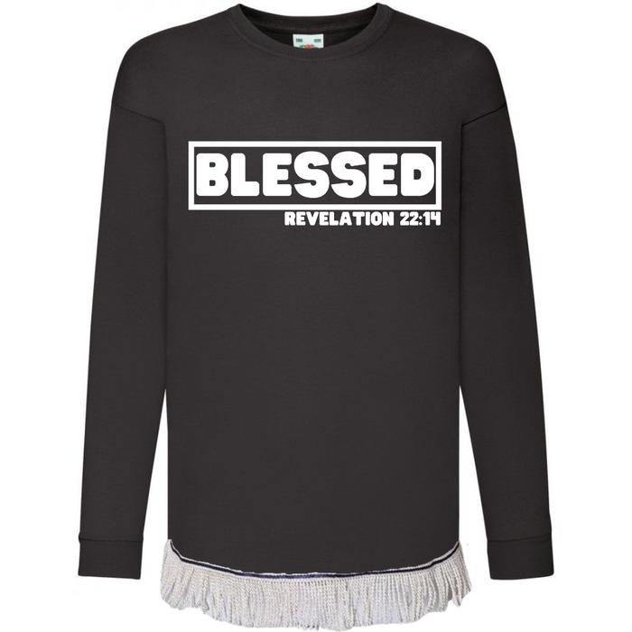 BLESSED Children's Long Sleeve with Fringes