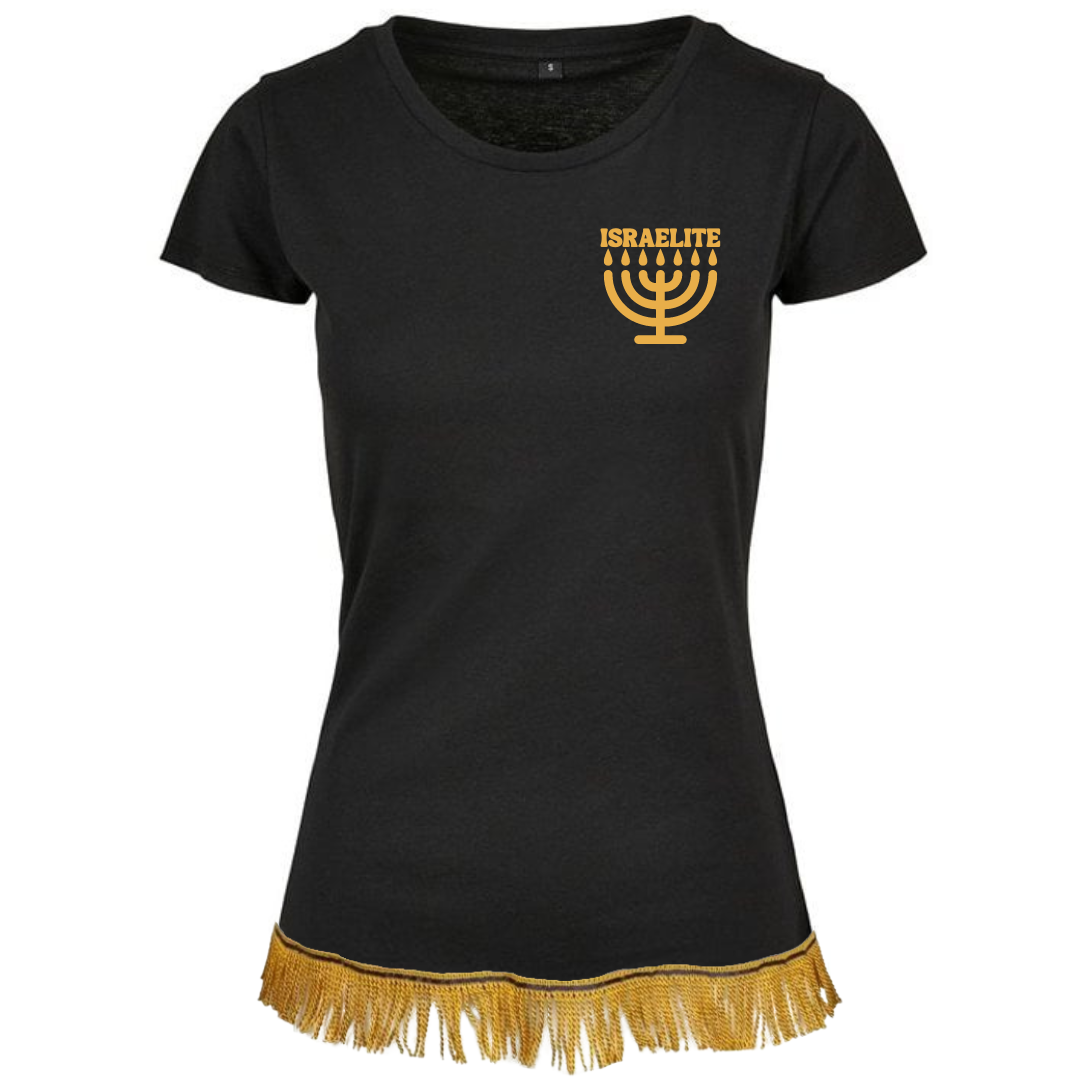 ISRAELITE Menorah Women's T-Shirt - Free Worldwide Shipping- Sew Royal US