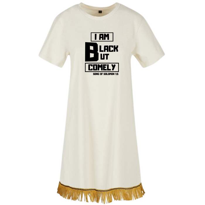 Black But Comely Women's Tunic Tee Dress