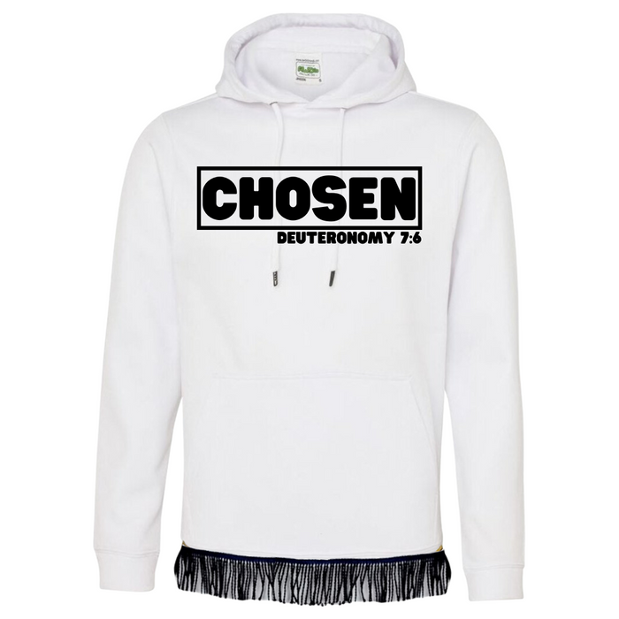 CHOSEN Hoodie with Fringes