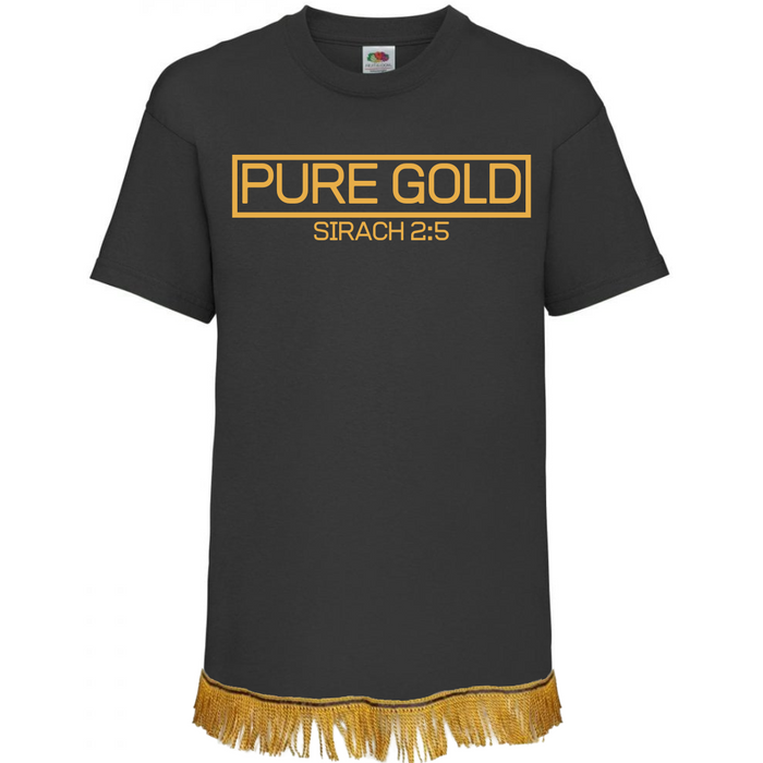 PURE GOLD Children's T-Shirt with Fringes (Unisex)