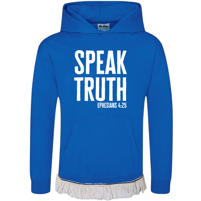 Speak Truth Kids Hoodie with Fringes (Unisex)