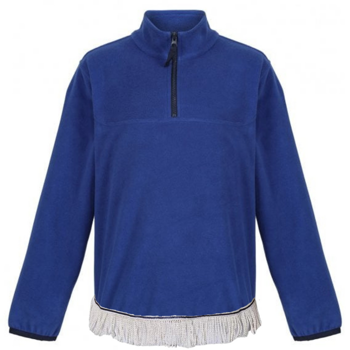 Kids Half-Zip Microfleece Jacket with Fringes (Unisex)