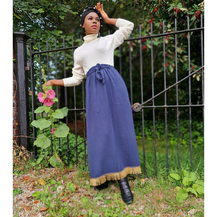 100% Cotton Drawstring Skirt