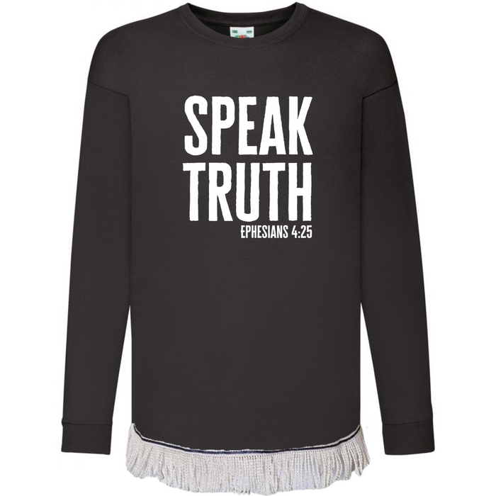 Speak Truth Children's Long Sleeve with Fringes