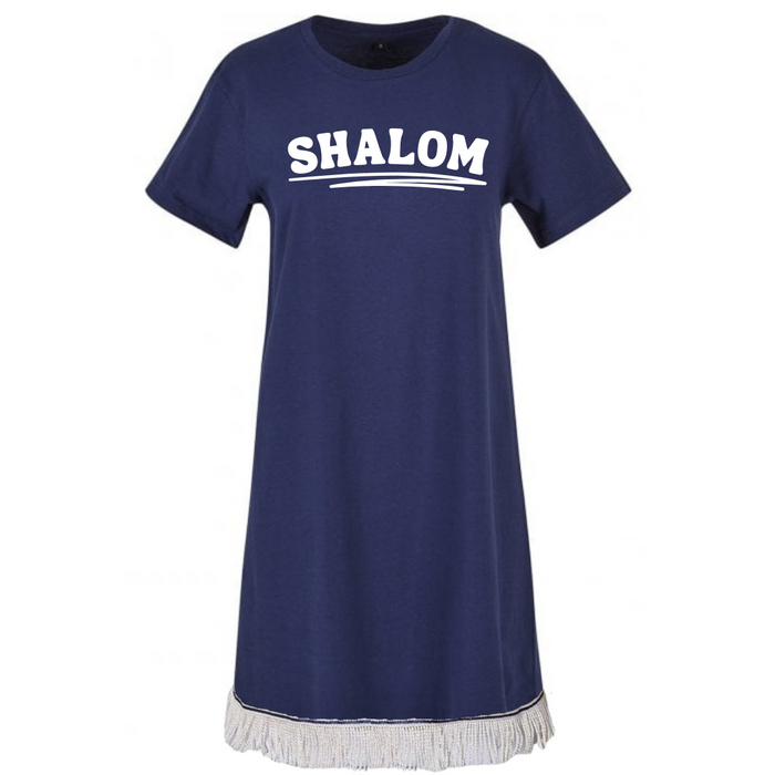 SHALOM Women's Tunic Tee Dress