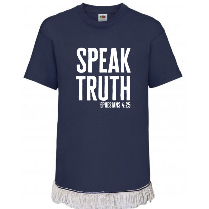 Speak Truth Children's T-Shirt with Fringes (Unisex)