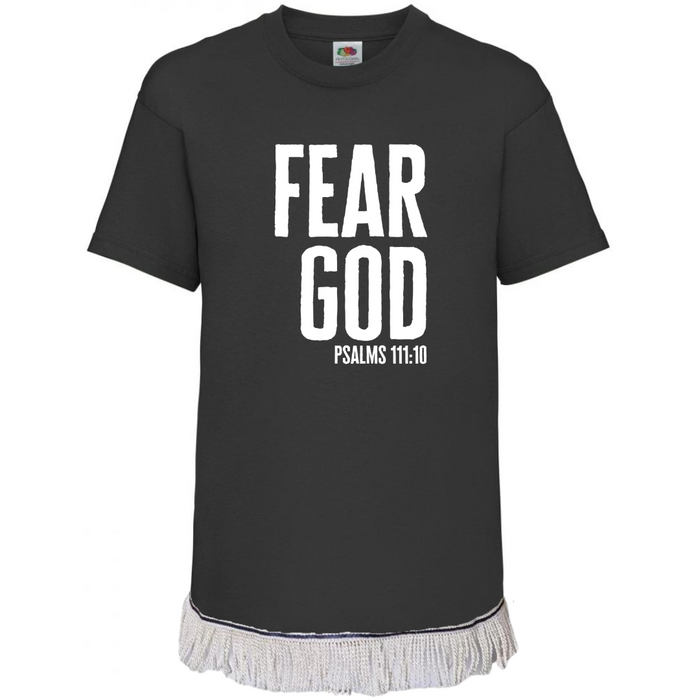 Fear God Children's T-Shirt with Fringes (Unisex)