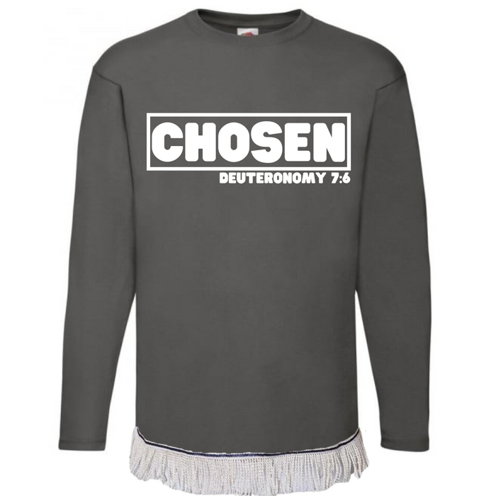Chosen Long Sleeve Fringed T-Shirt