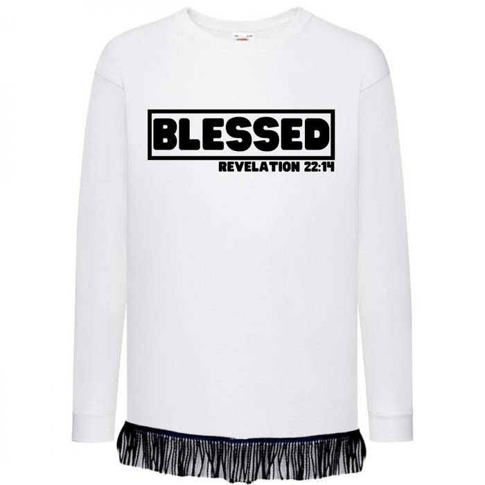 BLESSED Children's Long Sleeve with Fringes