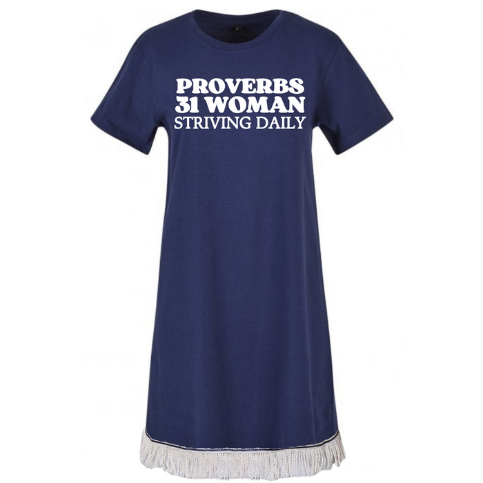 Proverbs 31 Women's Tunic Tee Dress