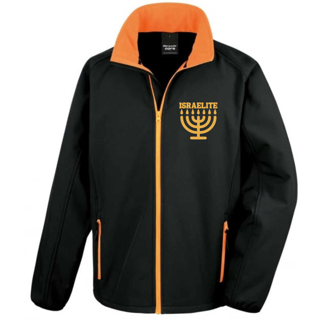ISRAELITE Men's Softshell Jacket - Free Worldwide Shipping- Sew Royal US
