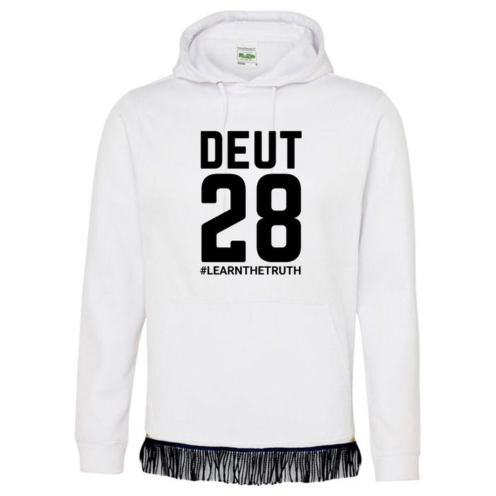 DEUT 28 Hoodie with Fringes
