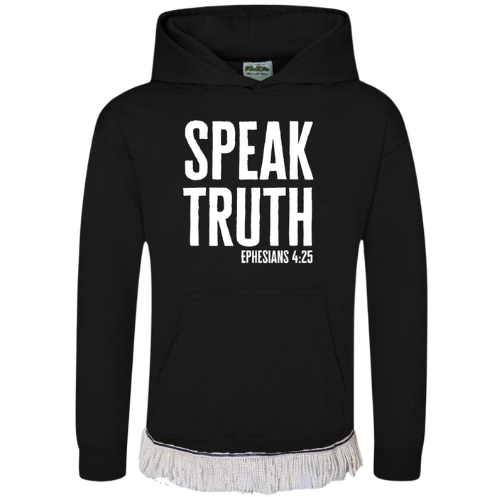 Speak Truth Kids Hoodie with Fringes (Unisex)