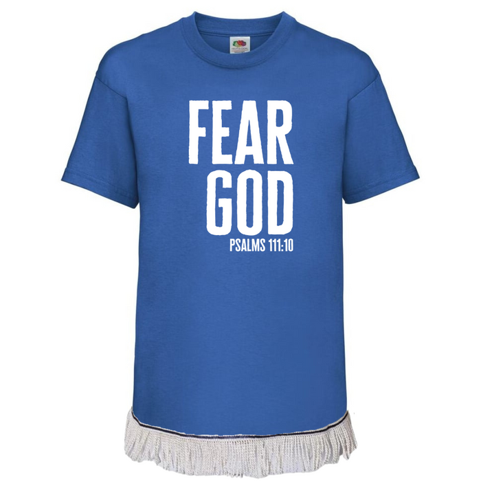 Fear God Children's T-Shirt with Fringes (Unisex)
