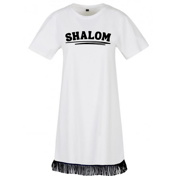 SHALOM Women's Tunic Tee Dress