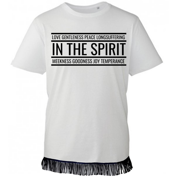 IN THE SPIRIT Fringed T-Shirt