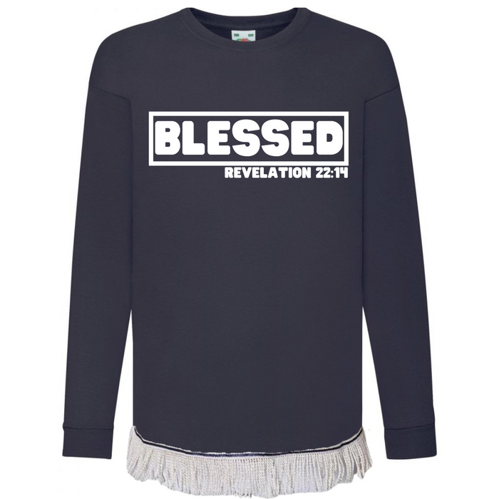 BLESSED Children's Long Sleeve with Fringes