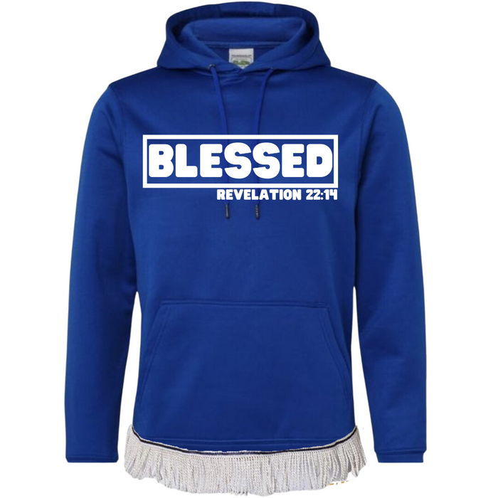 BLESSED Hoodie with Fringes
