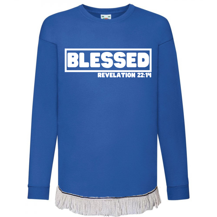 BLESSED Children's Long Sleeve with Fringes