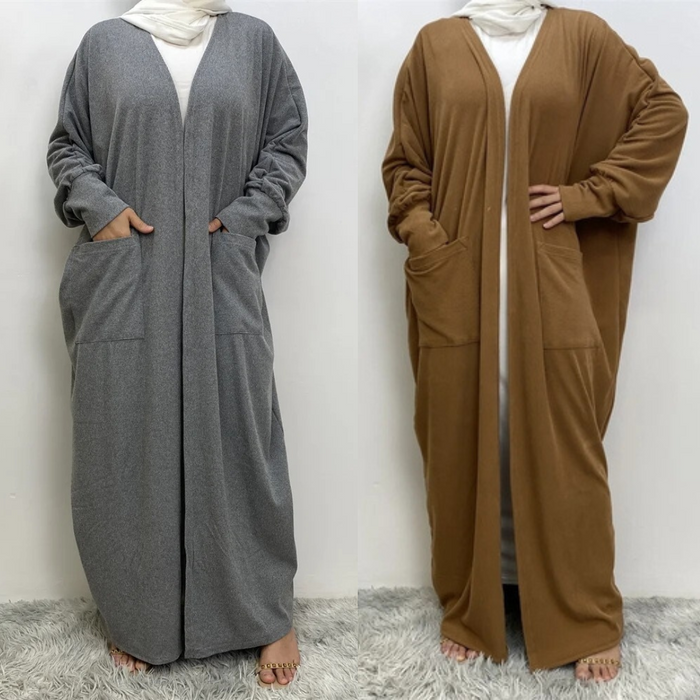 Butterfly Maxi Cardigan w/ Front Pockets