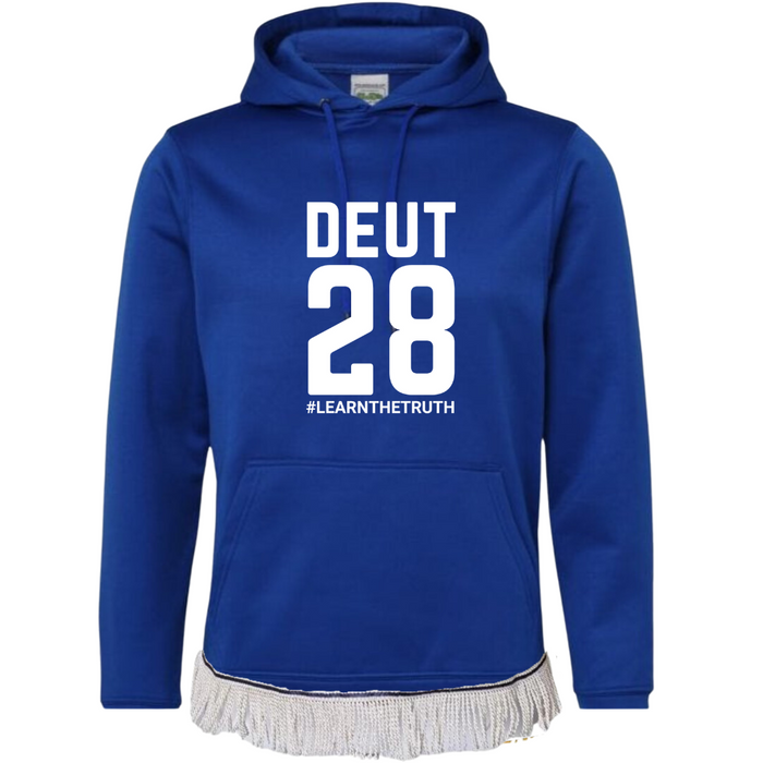DEUT 28 Hoodie with Fringes