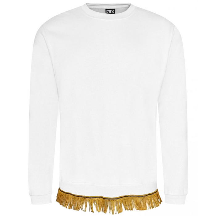 Men's Poly/Cotton Sweatshirt with Fringes