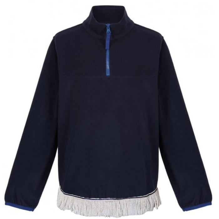 Kids Half-Zip Microfleece Jacket with Fringes (Unisex)