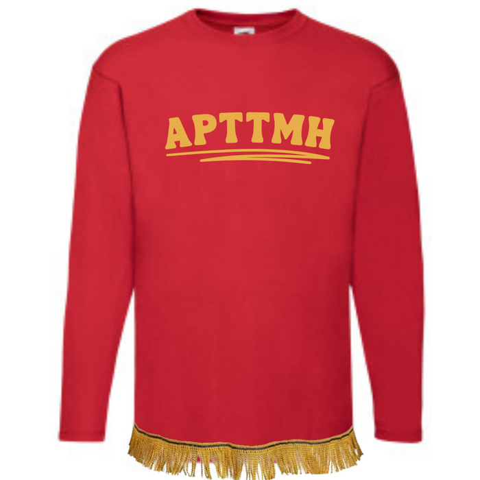 APTTMH Long Sleeve Fringed T-Shirt