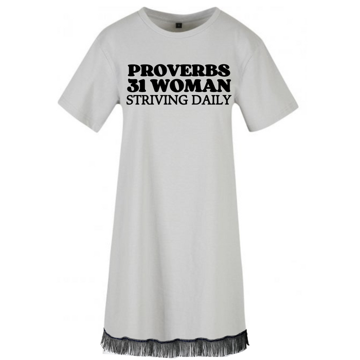 Proverbs 31 Women's Tunic Tee Dress