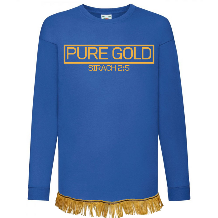 PURE GOLD Children's Long Sleeve with Fringes