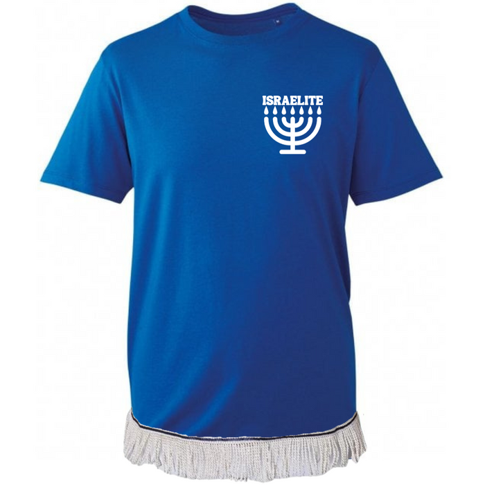 ISRAELITE Menorah  Fringed T-Shirt