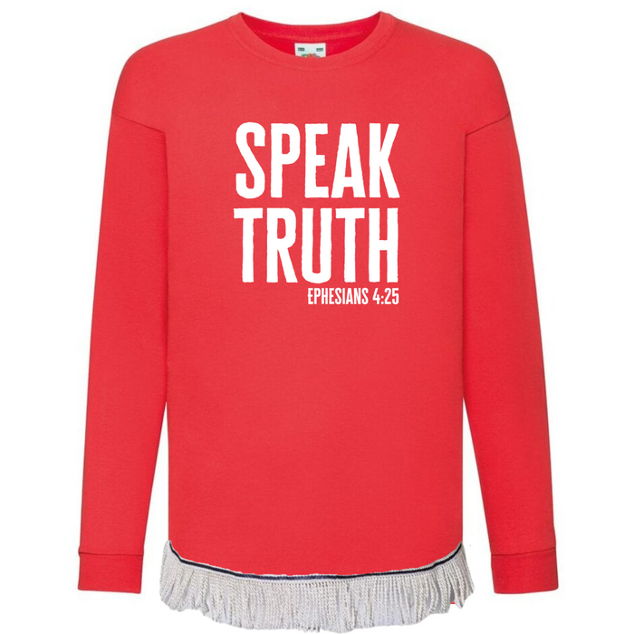 Speak Truth Children's Long Sleeve with Fringes