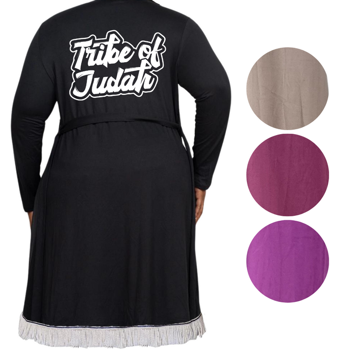 12 Tribes Belted Midi Cardigan