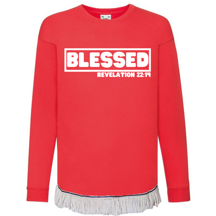 BLESSED Children's Long Sleeve with Fringes