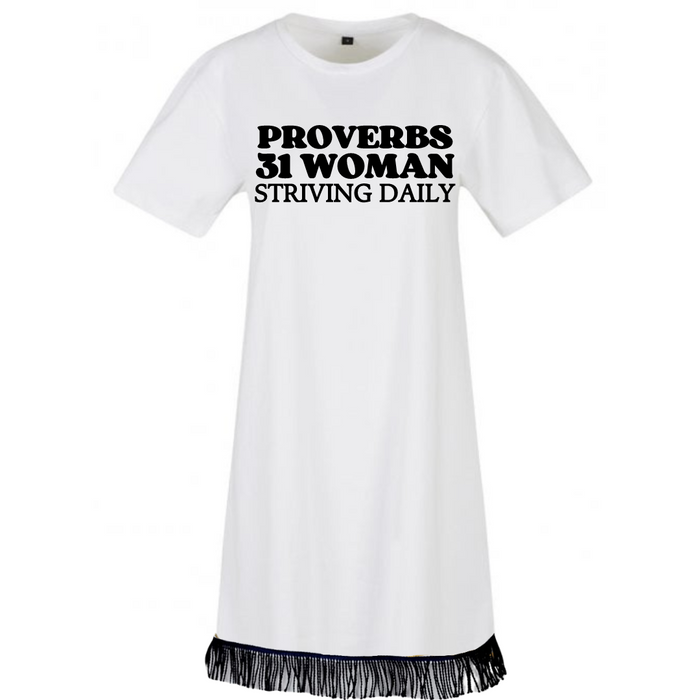 Proverbs 31 Women's Tunic Tee Dress