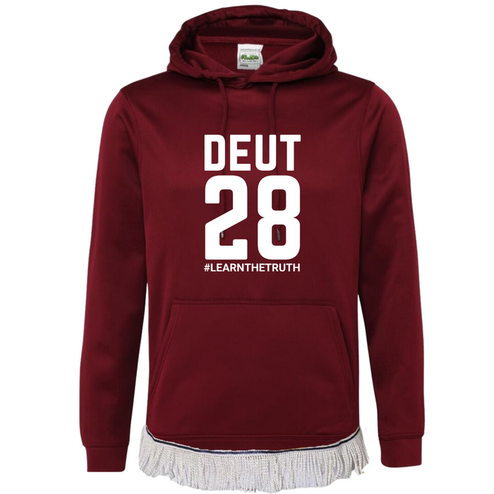 DEUT 28 Hoodie with Fringes