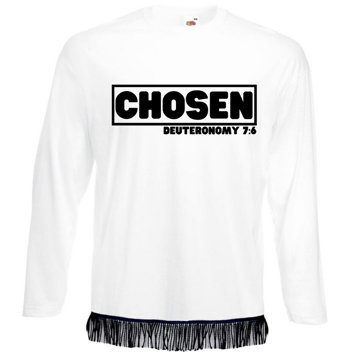 Chosen Long Sleeve Fringed T-Shirt
