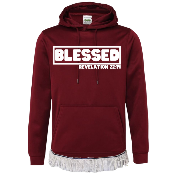 BLESSED Hoodie with Fringes