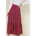 Paisley Printed Midi Skirt - Free Worldwide Shipping- Sew Royal US