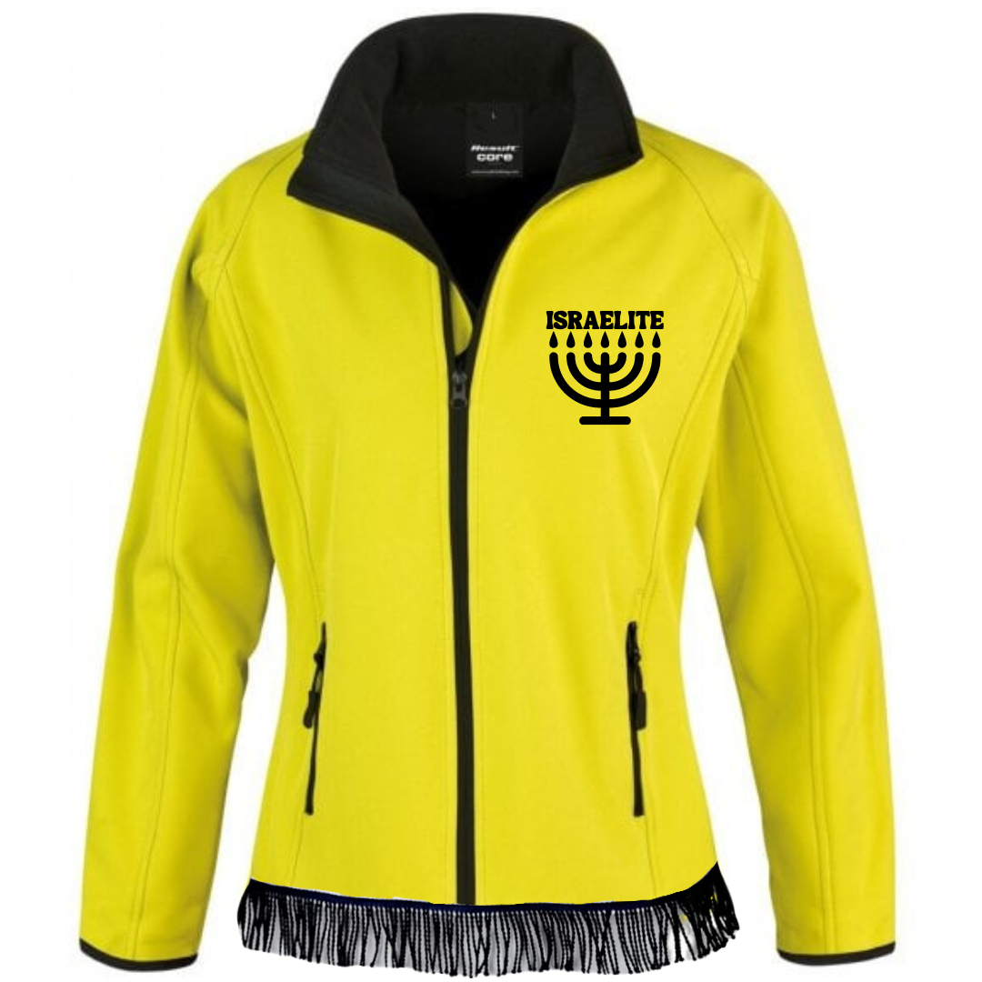ISRAELITE Women's Softshell Jacket - Free Worldwide Shipping- Sew Royal US