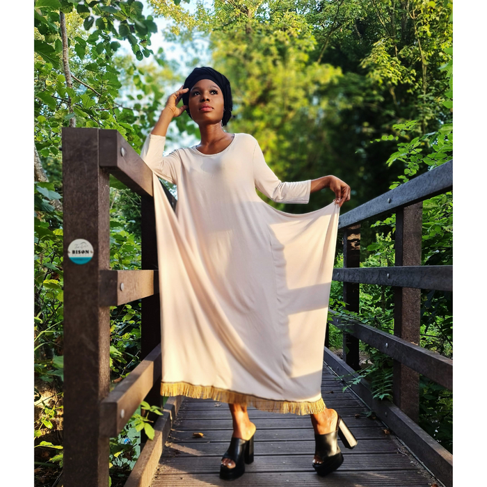 Lightweight 3/4 Sleeve Parachute Dress