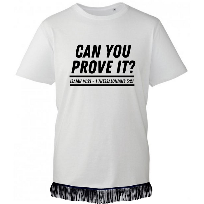 PROVE IT Fringed T-Shirt