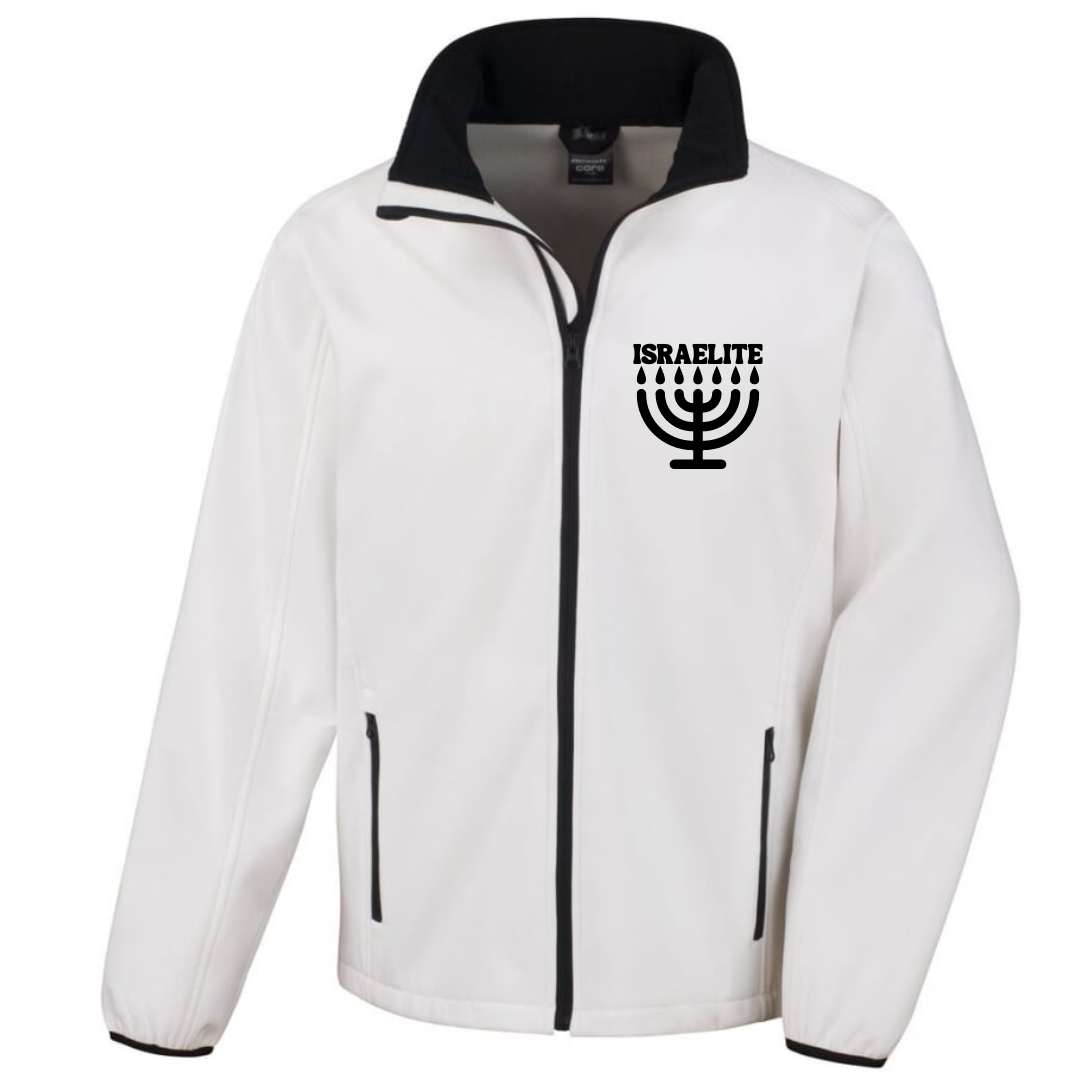 ISRAELITE Men's Softshell Jacket - Free Worldwide Shipping- Sew Royal US