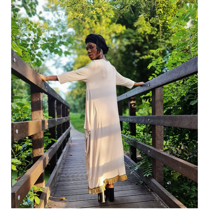 Lightweight 3/4 Sleeve Parachute Dress
