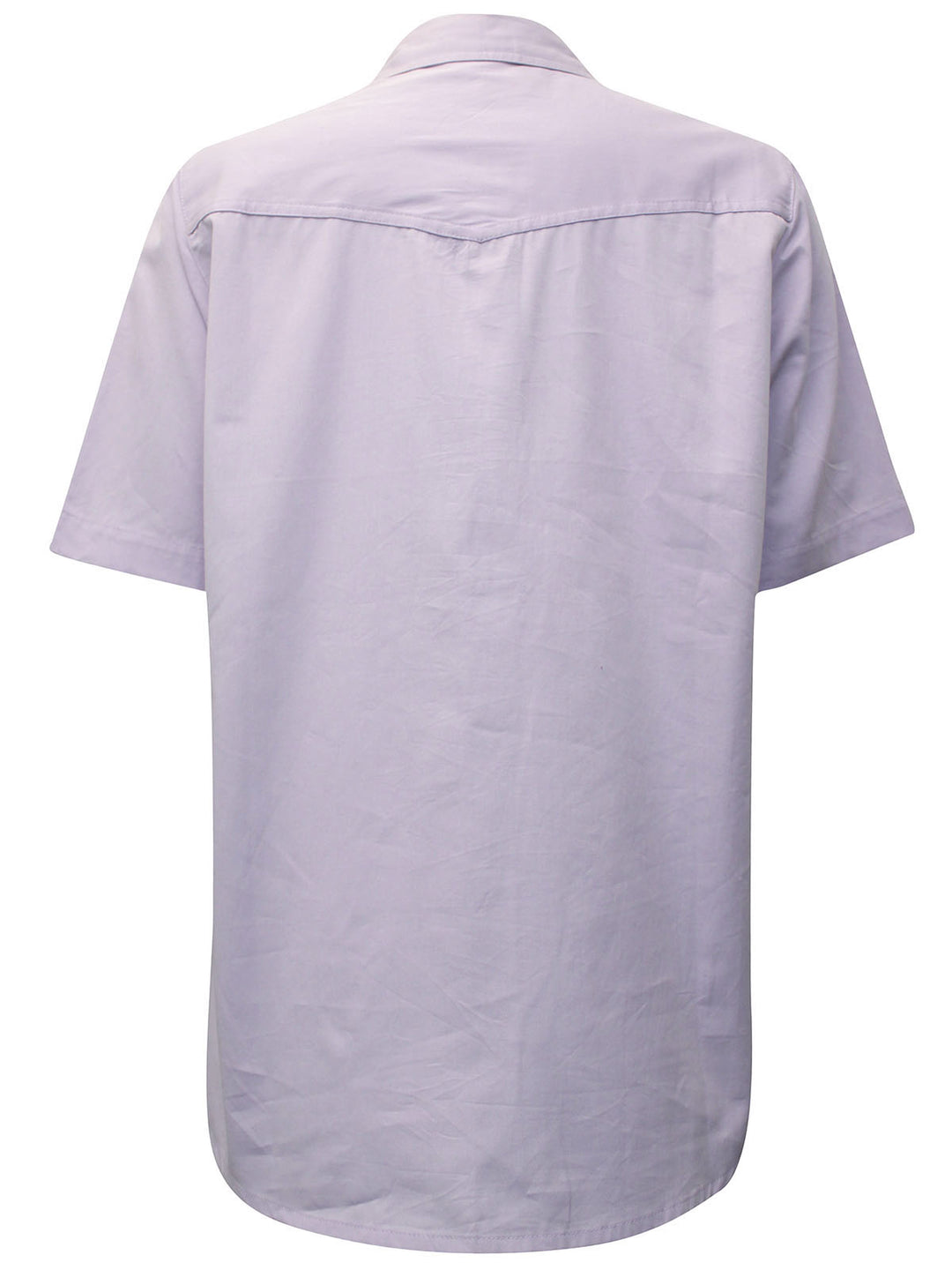 Lilac Pure Cotton Utility Short Sleeve Shirt